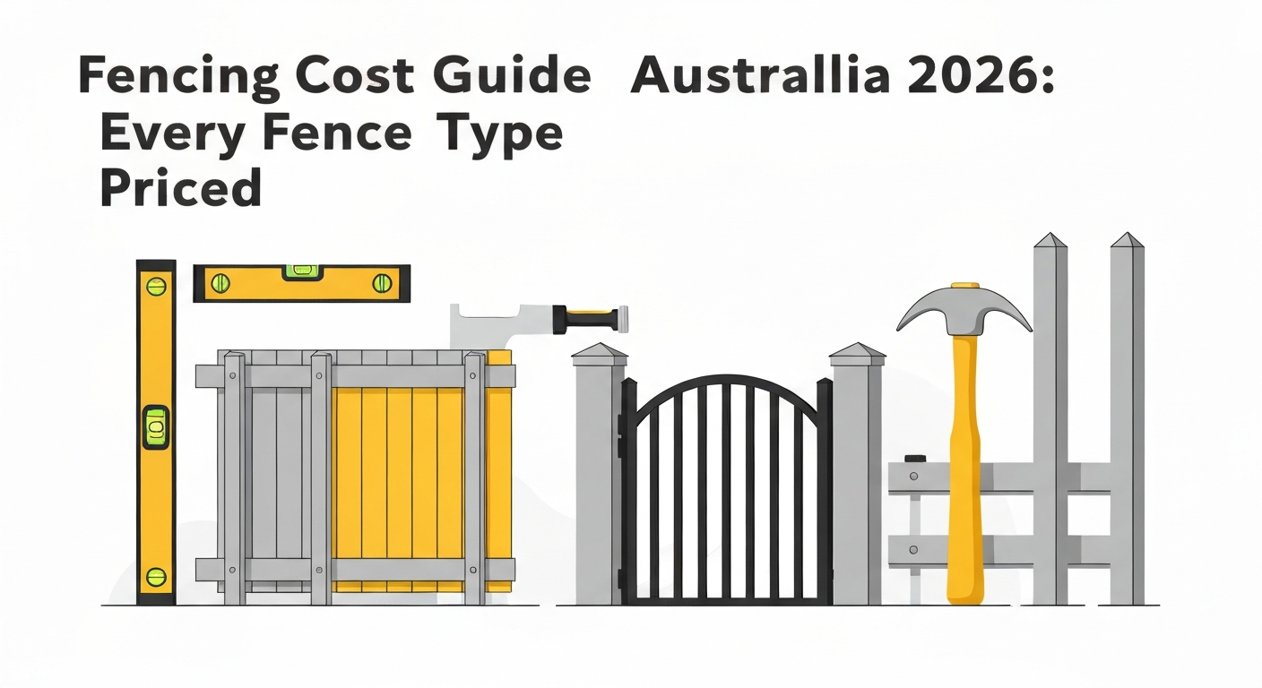 Fencing Cost Guide Australia 2026: Every Fence Type Priced