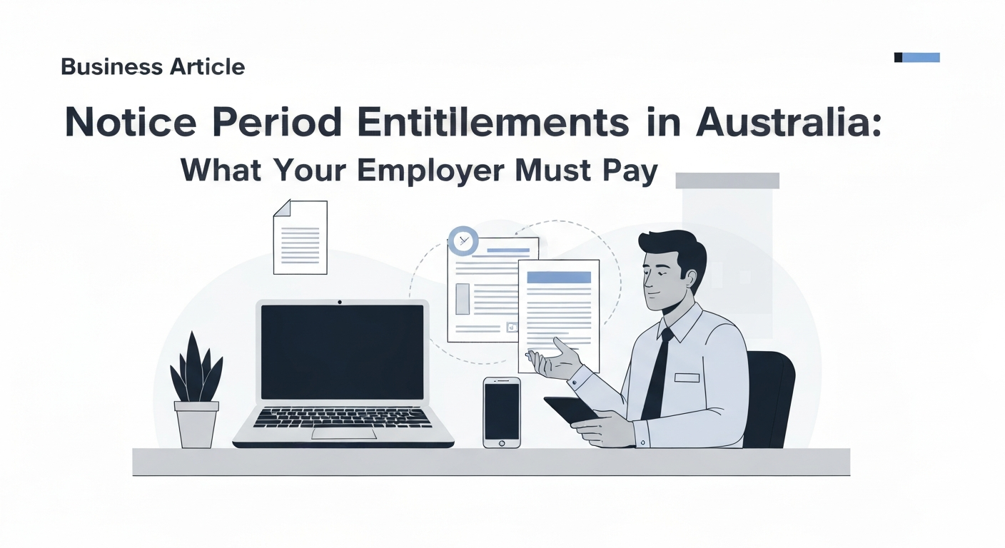 Notice Period Entitlements in Australia: What Your Employer Must Pay