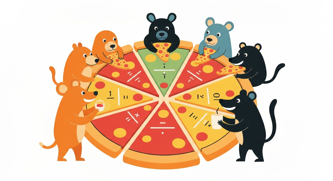 Pizza Maths: The Surprisingly Tricky Business of Fair Sharing