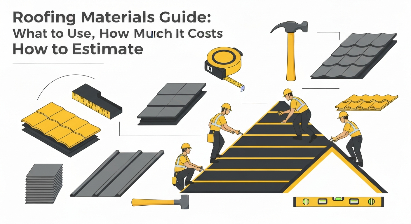 Roofing Materials Guide: What to Use, How Much It Costs, and How to Estimate
